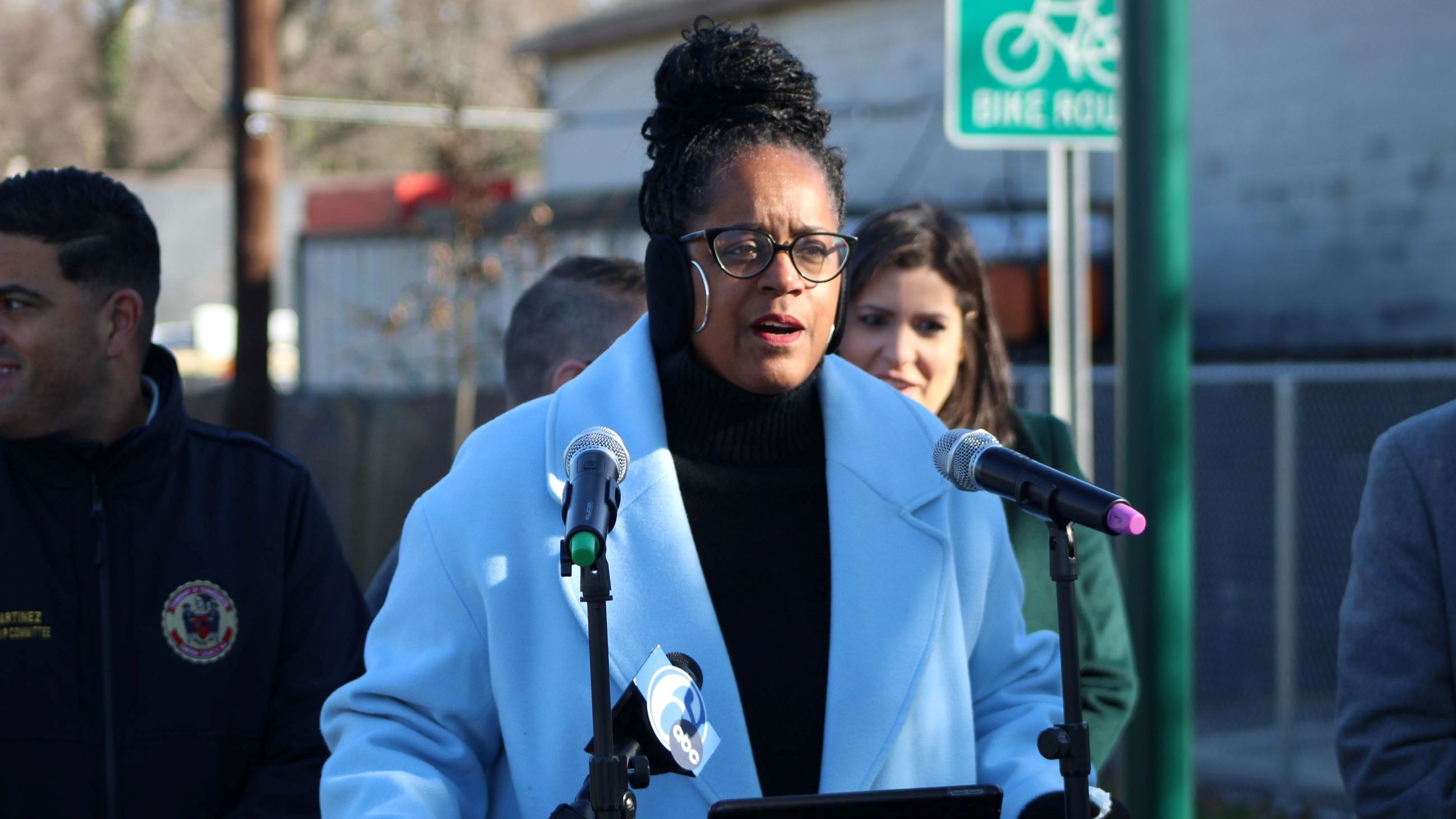 Nicole Speaking at Ribbon Cutting